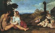  Titian The Three Ages of Man Norge oil painting reproduction